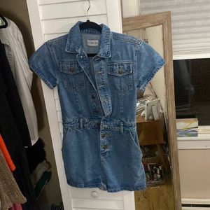 Lioness denim romper